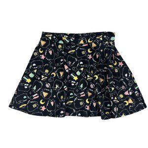 Pusheen Galactic Snacks Kawaii Skater Skirt Women's Sz 1 XL Halloween Party